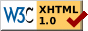 Valid XHTML